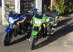 ZRX1200R blau & grün
